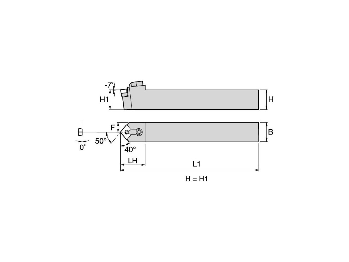 KENNAMETAL MCHNN164C M DREHKLEMMHALTER W1.00 L5.00