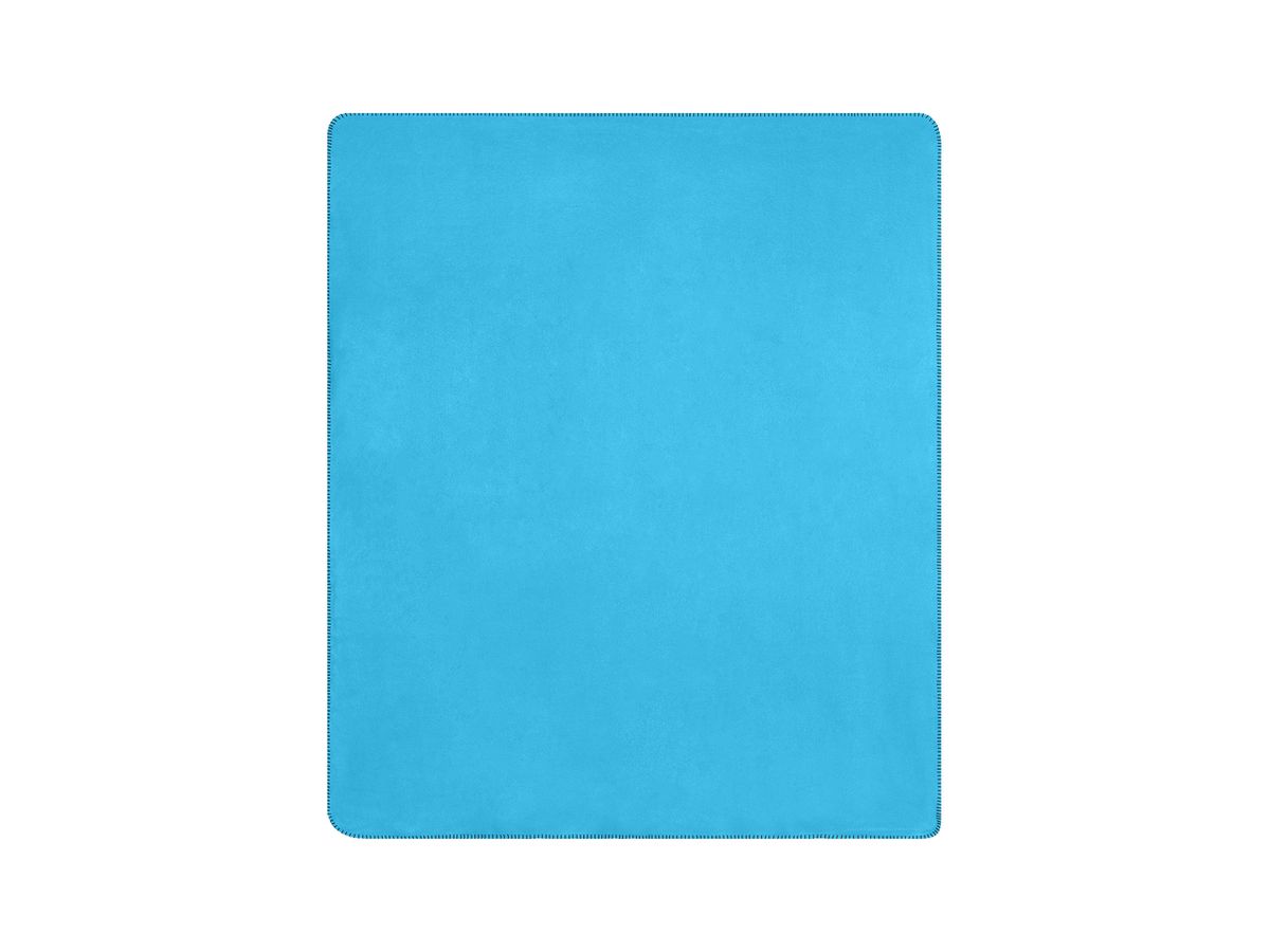 JN Bonded Fleece Blanket JN952 100%PES, navy/aqua, Größe one size