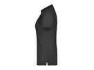 JN Ladies' Elastic Polo Piqué JN709 black, Größe XXL