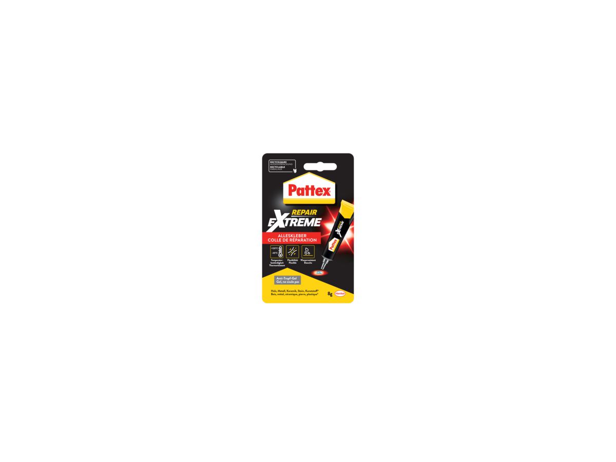 Pattex Sekundenkleber Repair Extreme PRX18 Tube 8 g