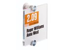 DURABLE Türschild CRYSTAL SIGN 482019 105x105mm transparent