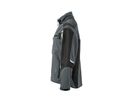 JN Workwear Softshell Jacket JN844 100%PES, carbon/black, Größe 6XL