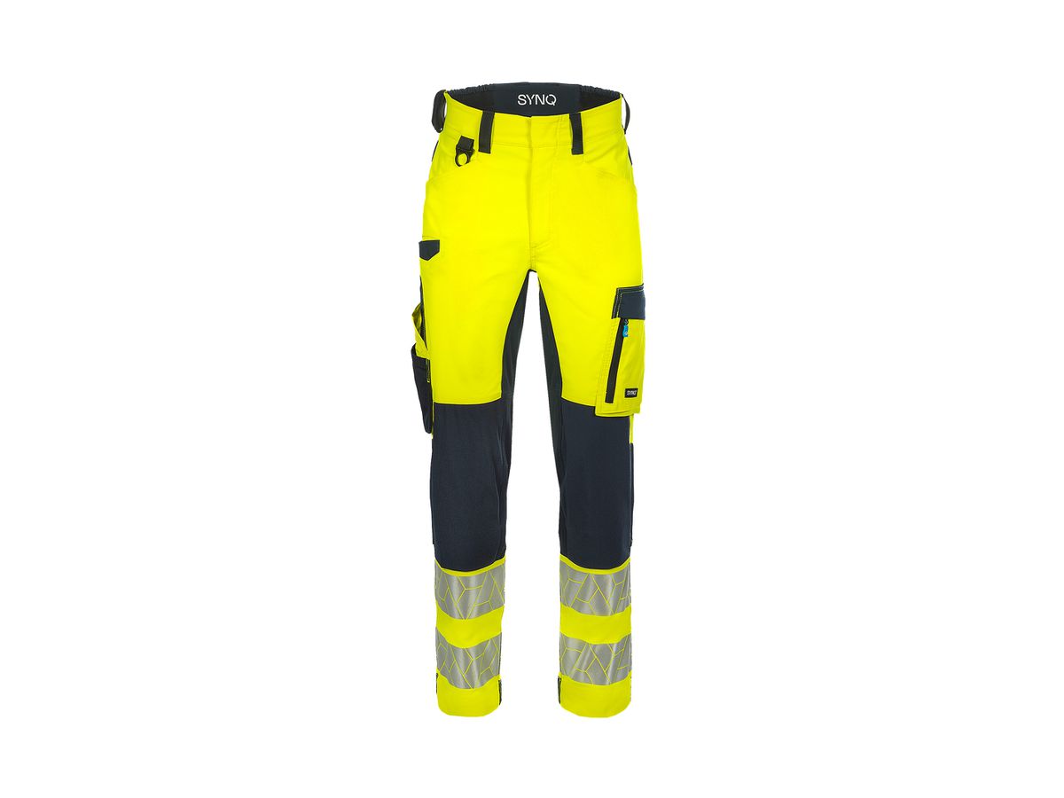 SIOEN SYNC Warnschutz Bundhose Kl. 2 Gr. 62, hi-vis gelb/marine, NOPAQUE