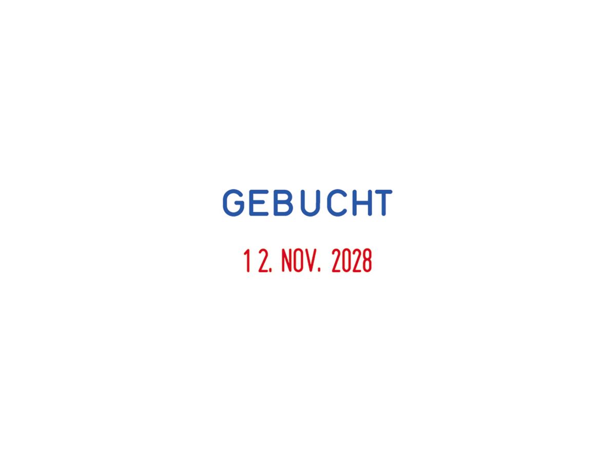 COLOP Datumstempel mini-dater GEBUCHT 160/L3 105181