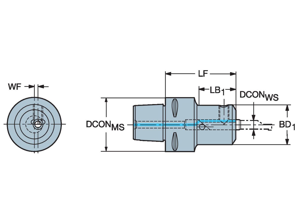 COROMANT Adapter Capto - CoroTurn XS