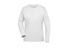 JN Damen Langarm Sportshirt JN521 white, Größe L