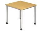 Hammerbacher Schreibtisch VHS08/6/S 80x80cm buche