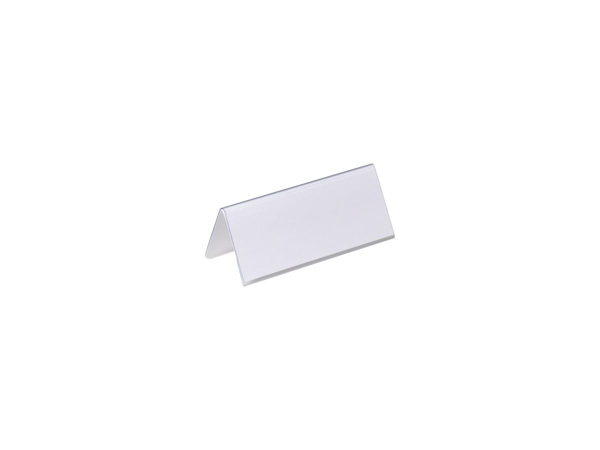 DURABLE Tischnamensschild 805019 150x61/122mm tr 25 St./Pack.