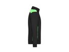JN Herren Sweat-Jacke JN870 black/lime-green, Größe XL