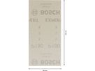 BOSCH Netzstruktur Schleifblatt M480 EXPERT 93x186 mm, K 180, VE 50