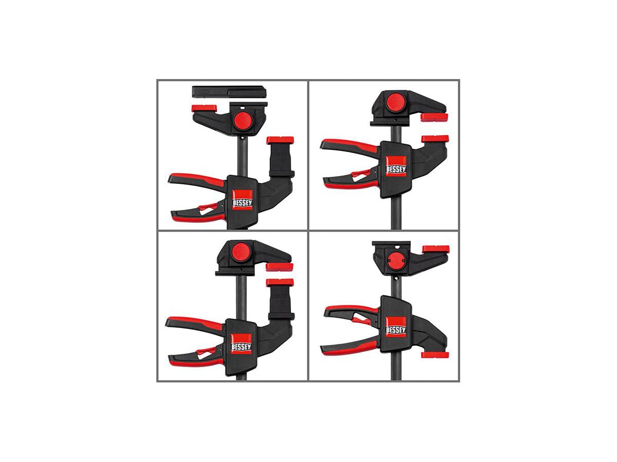 BESSEY Einhand-Tischzwinge 150x60mm / 120-310mm 2St.