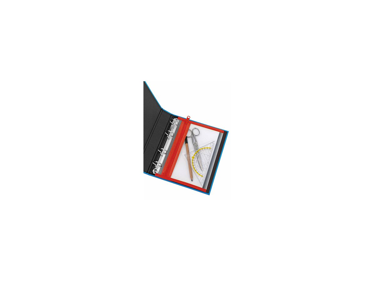 Veloflex Reißverschlusstasche VELOBAG XXS 4350020 DIN A5 rot