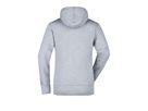 JN Ladies Hooded Sweat JN051 80%BW/20%PES, grey-heather, Größe M