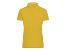 JN Ladies Polo JN985 95%BW/5%EL, sun-yellow/white, Größe L