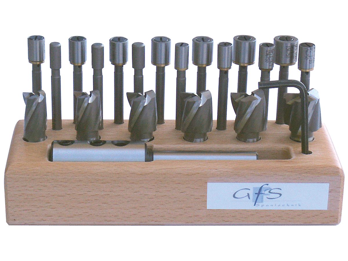 Kombi - Zapfensenkersatz HSS Größe 01 Zylinder GFS