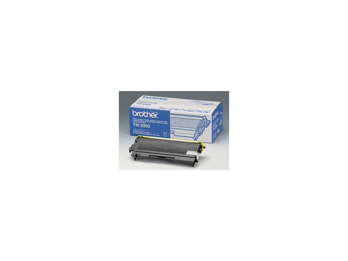 Brother Toner TN2000 2.500Seiten schwarz