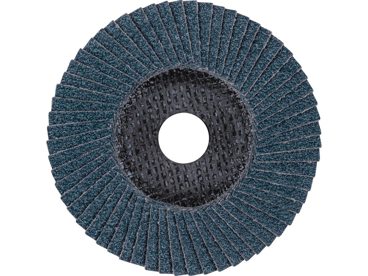 PFERD Fächerschleifscheibe Zirkonkorund 125x22mm gerade K60