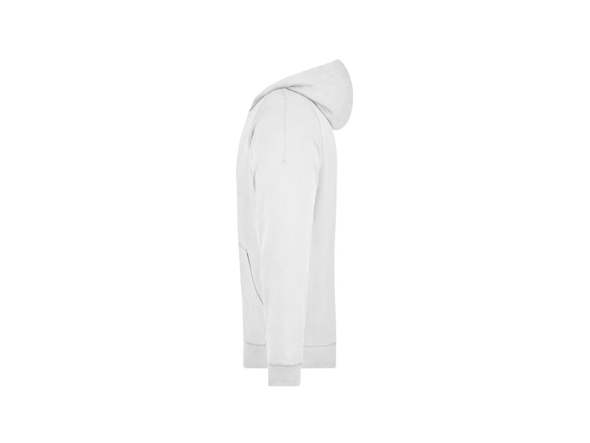 JN Hooded Jacket JN059 100%BW, white, Größe S