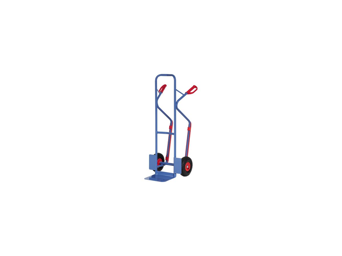 FETRA Stahlrohrkarre B 1330 L, blau, Tragkraft 300 kg