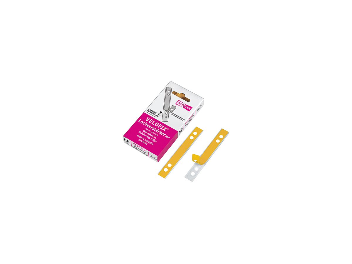 Veloflex Lochverstärker VELOFIX 2003000 105x15mm sk gk 50 St./Pack.
