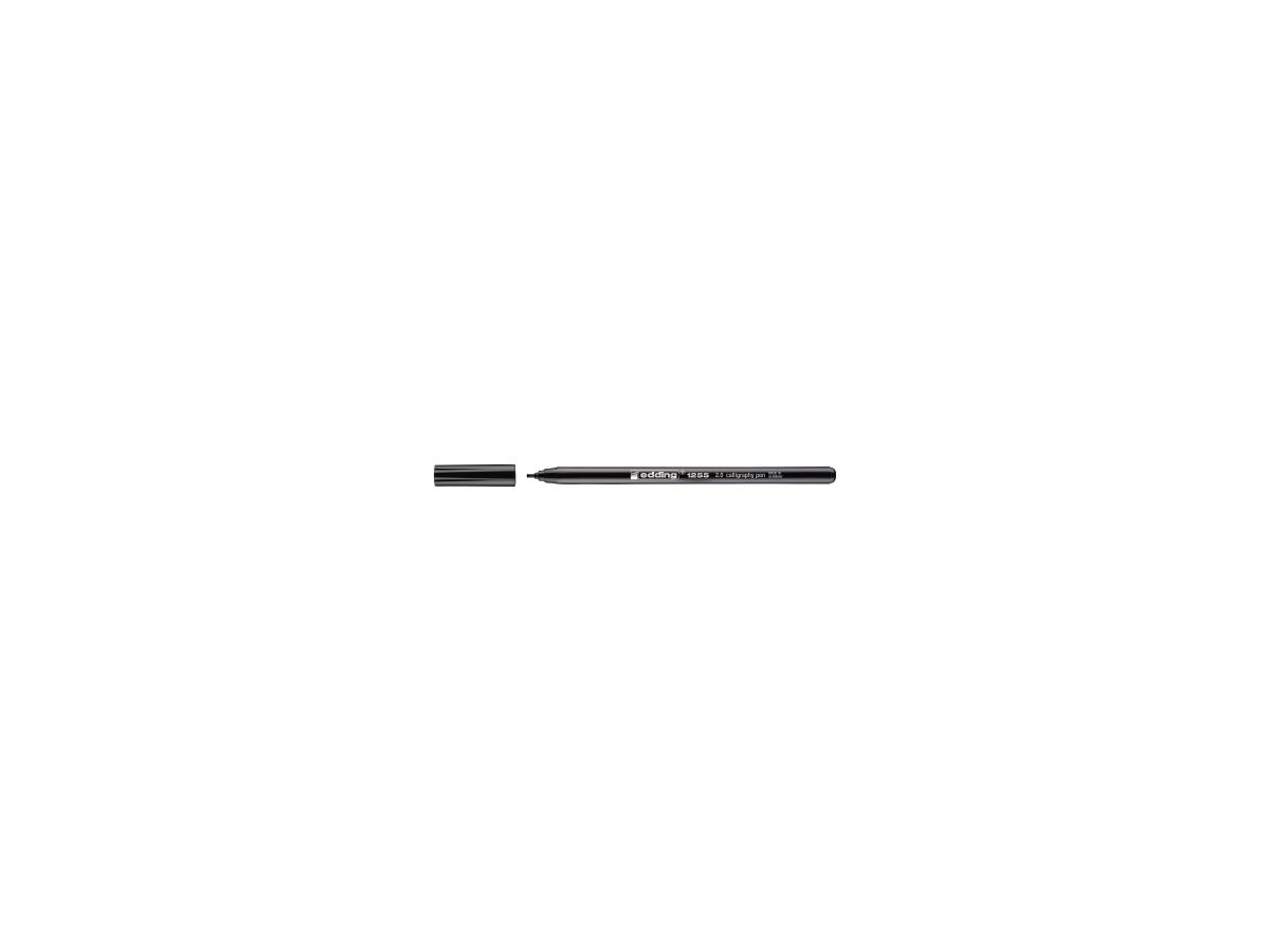 edding Faserschreiber 1255 calli- graphy pen 4-125520001 2mm schwarz