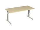 Geramöbel Schreibtisch Lissabon S-617103-AH/SI 160x80cm ahorn/si
