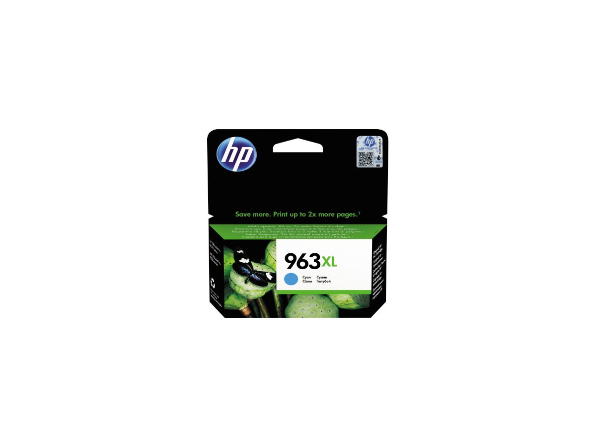 HP Tintenpatrone 3JA27AE 963XL 1.600Seiten cyan