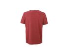 JN Mens Heather T-Shirt JN974 65%PES/35%BW, wine-melange, Größe XL