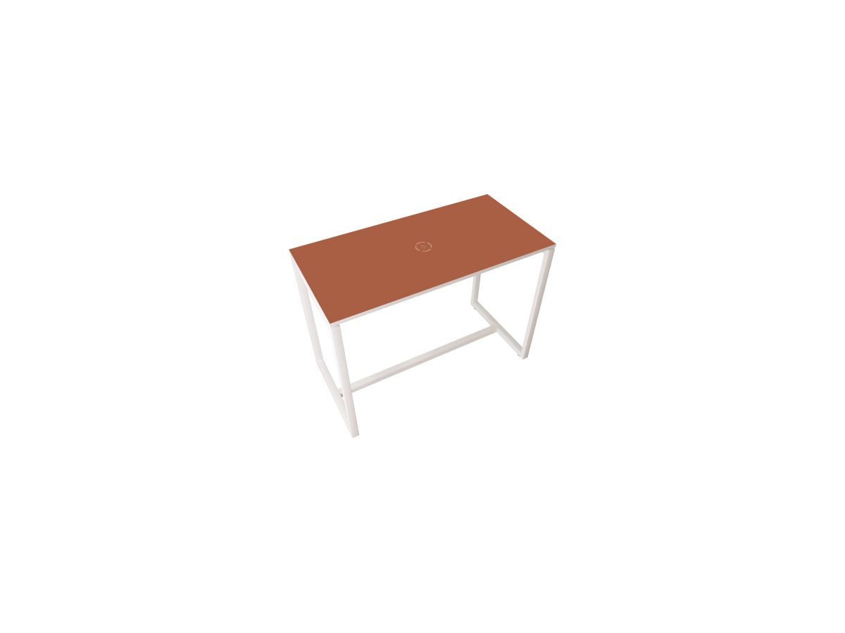easyDesk Stehtisch TD114.13.18P 110x114x75cm rot