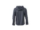 JN Mens Outdoor Jacket JN1098 100%PES, iron-grey/yellow, Größe 2XL