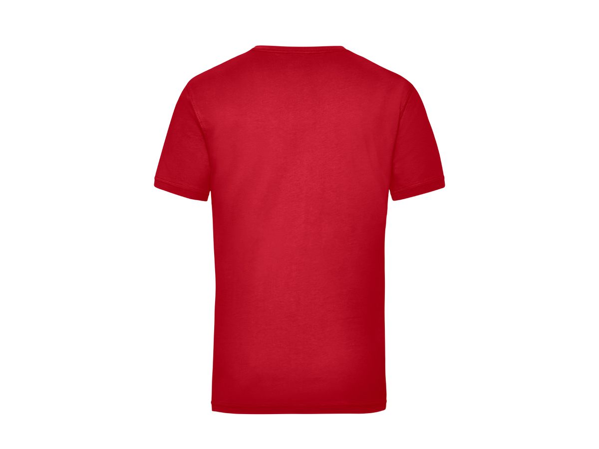 JN Workwear-T Men JN800 100%BW, red, Größe 5XL