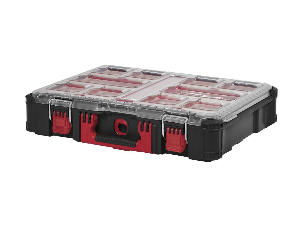 Milwaukee Packout Organiser, inkl. Sortierboxen