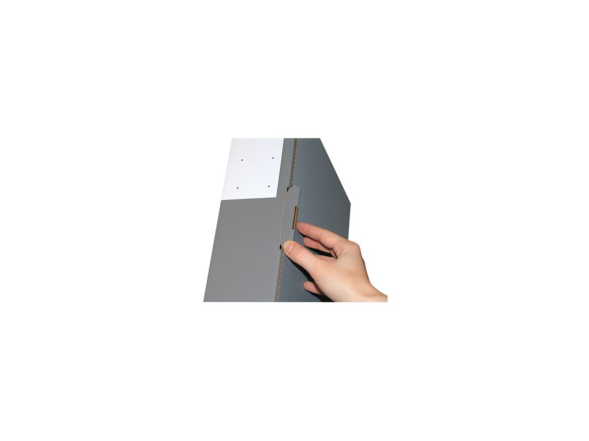 ColomPac Versandkarton CP058.85 32,2x28,8x5cm Karton grau