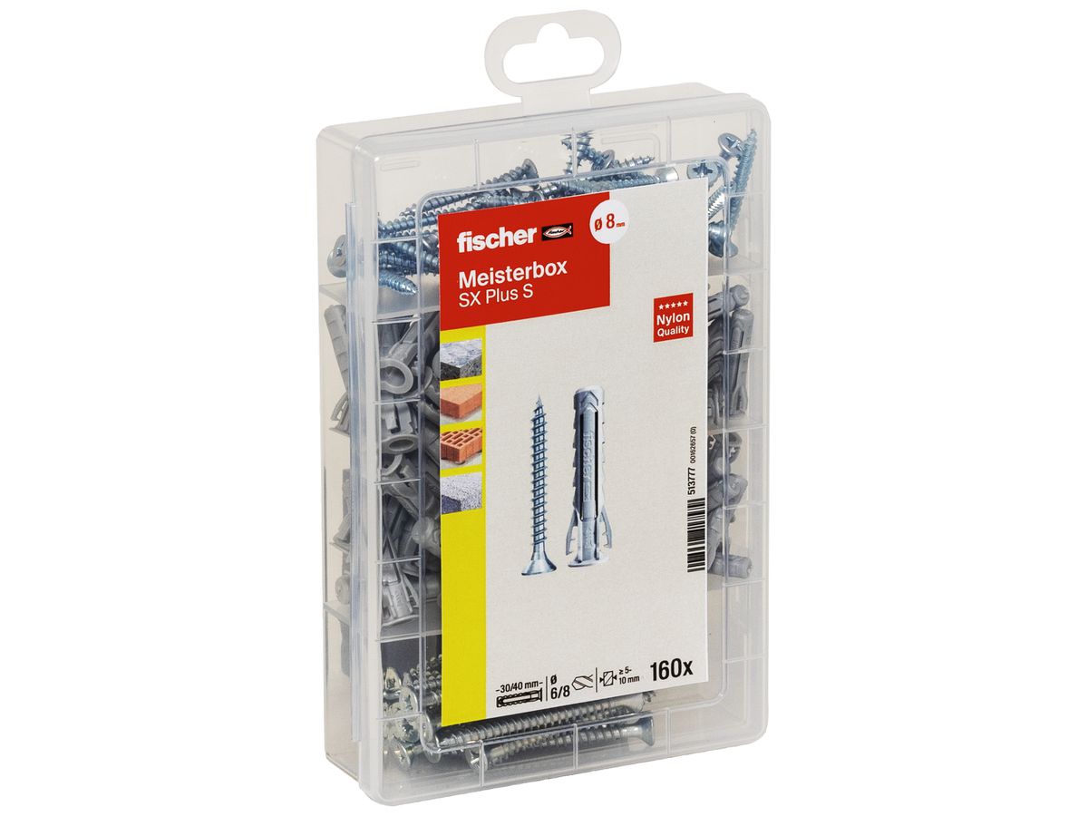 FISCHER MeisterBox Dübel SX Plus + S (160) (513777)