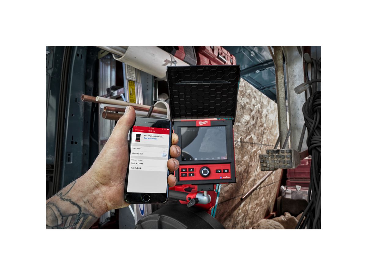 Akku-Monitor für Kanalinspektionsgerät M18SIM-0