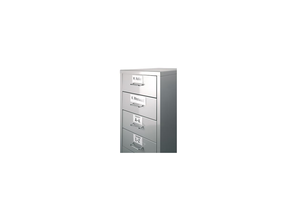 DURABLE Schilderrahmen SCHILDFIX 802019 20x2cm PVC tr 10 St./Pack