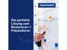 magnetoplan Moderationskarte 111151610 rund 100mm sort. 6x84St.