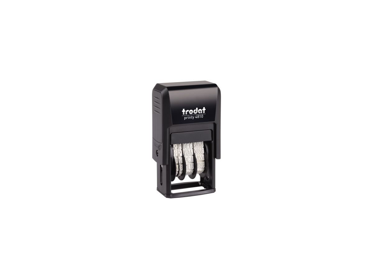 trodat Datumstempel Printy Dater 4810 70381 20x3,8mm grau/schwarz