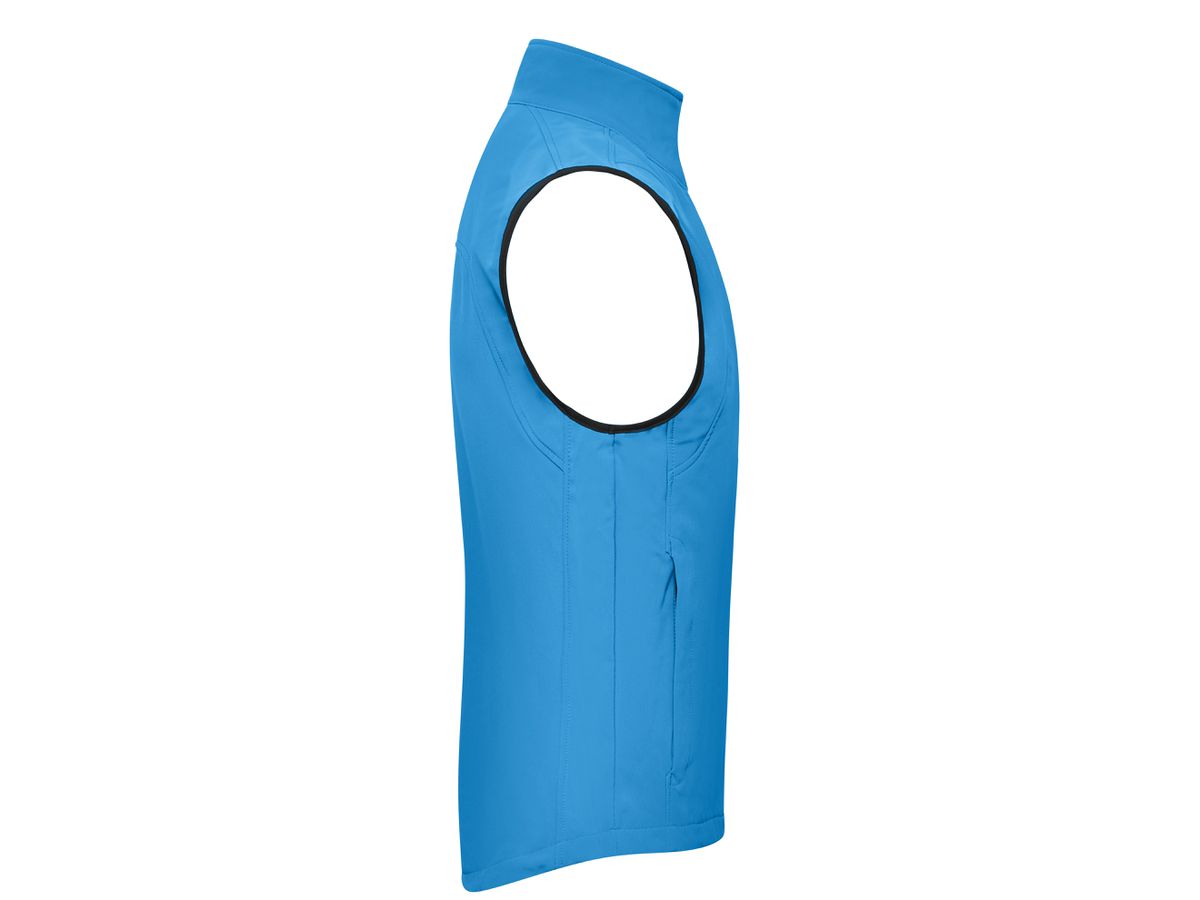 JN Mens Softshell Vest JN136 95%PES/5%EL, aqua, Größe XL