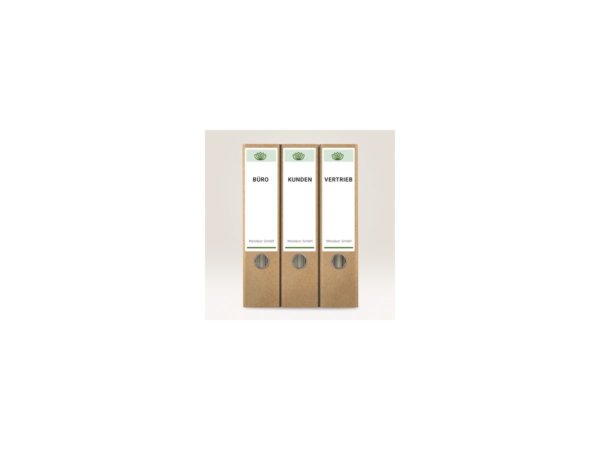 Avery Zweckform Ordneretikett LR4761-10 RC 61x192mm weiß