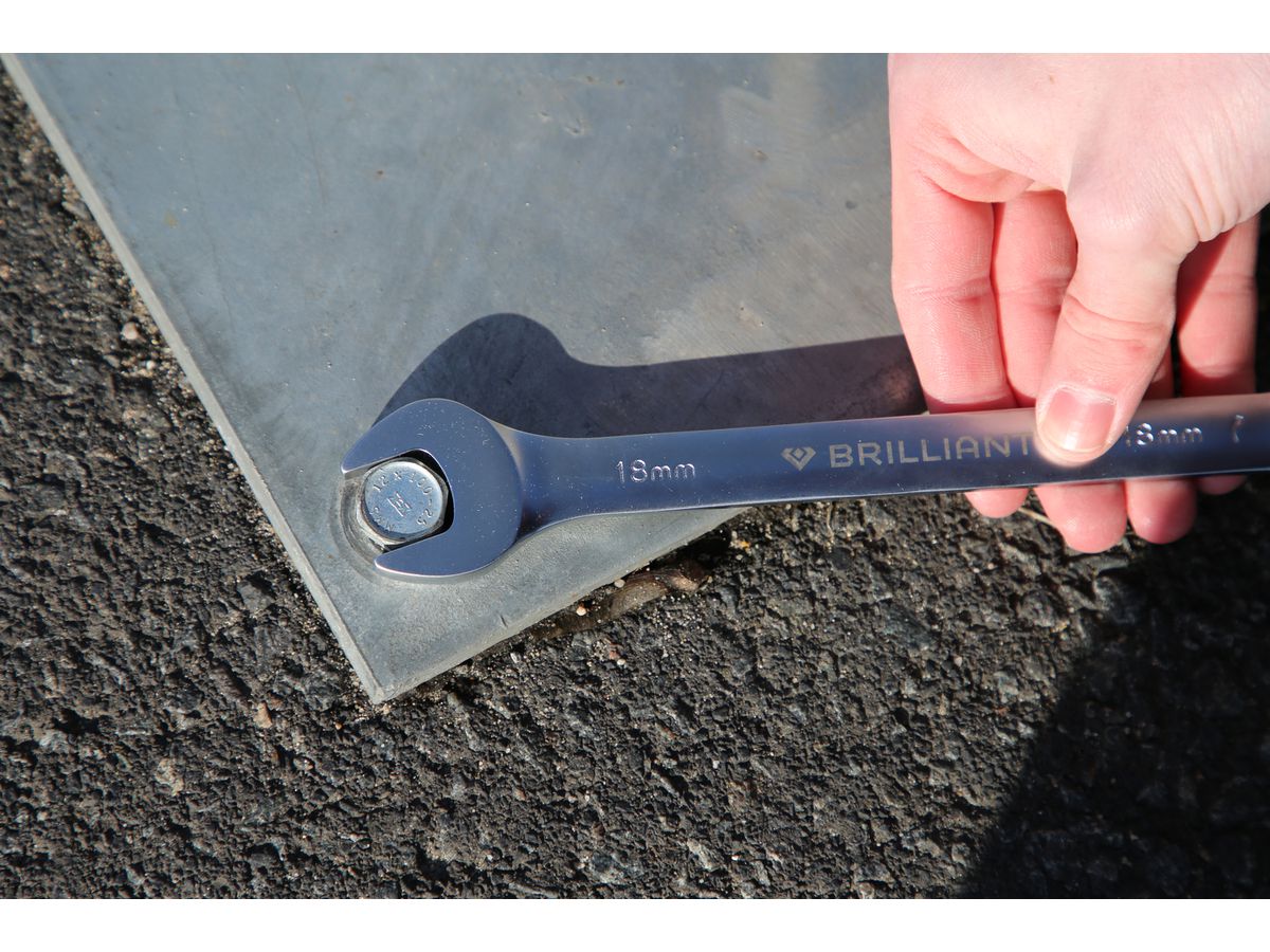 BRILLIANT TOOLS Ratschenringschlüssel, 18 mm