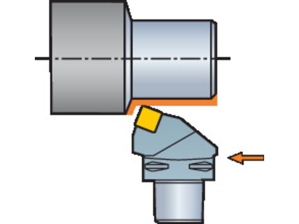 COROMANT T-Max P Schneidwerkzeug zum Drehen C5-DSRNR-27060-12