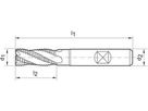 Rough. mill D844K TiALN 9.0mm NR FORMAT
