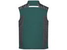 JN Craftsmen Softshell Vest JN825 100%PES, dark-green/black, Größe 5XL