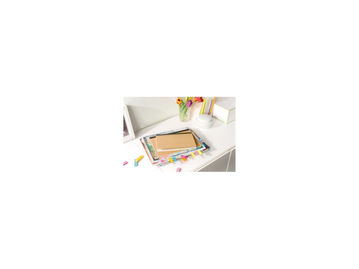 Post-it Haftstreifen Page Marker 670-4N 20x38mm sortiert 4 St./Pack.