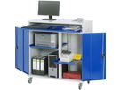 Mobile computer cabinet 1100x520x1185- 7035/5010