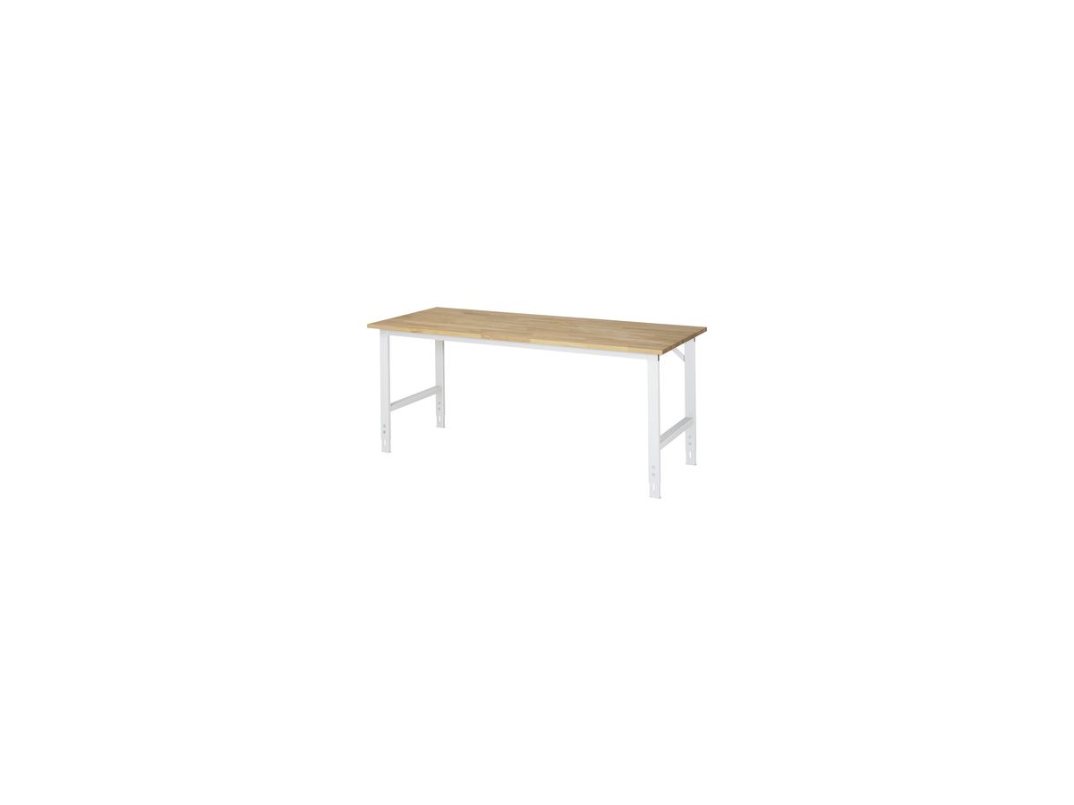 RAU Grundtisch 6030 RAL 7035 Buche 2000 x 800 mm