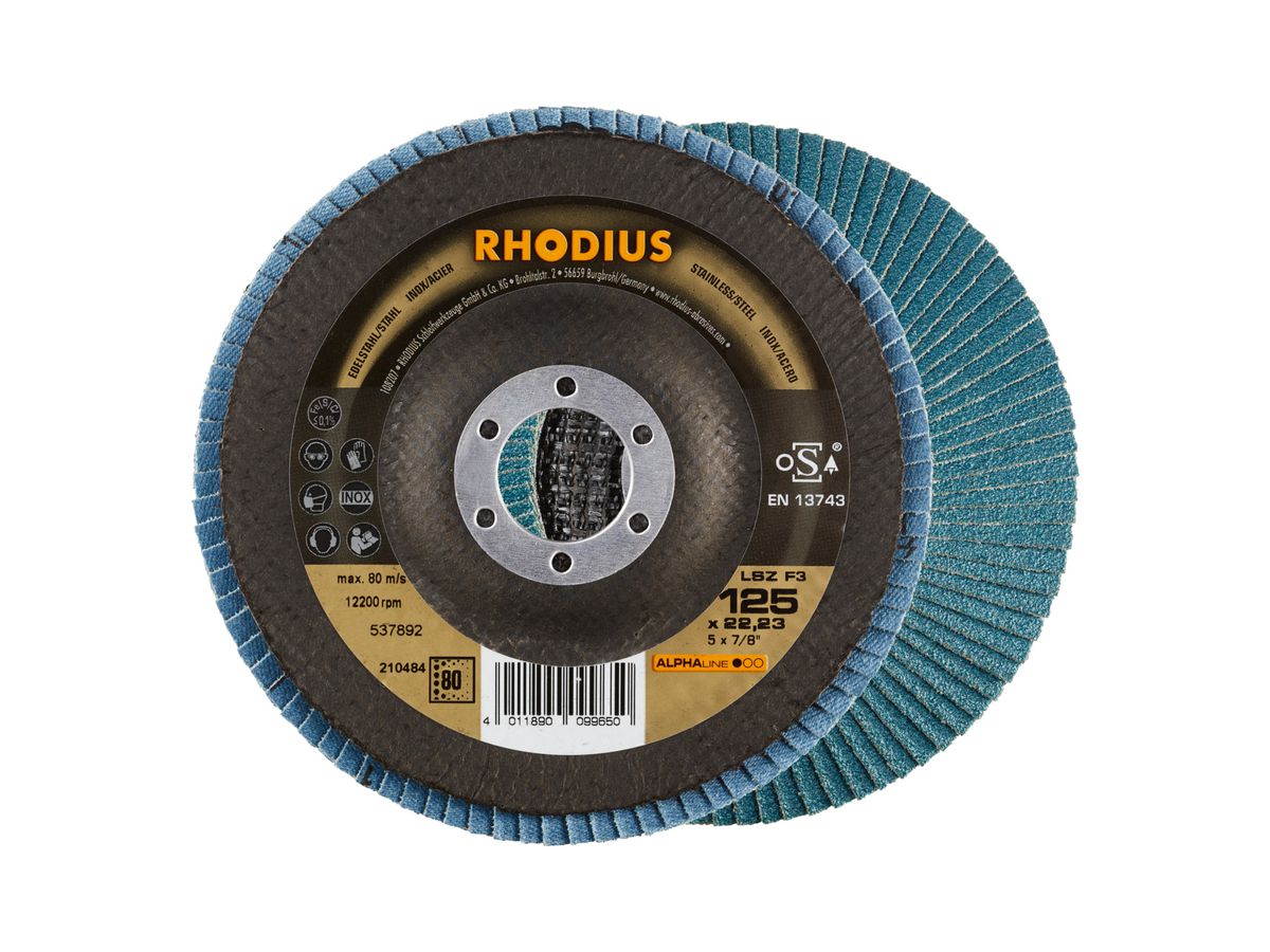 Lamellenschleifsch.LSZ F3 125mm K 80        Rhodius