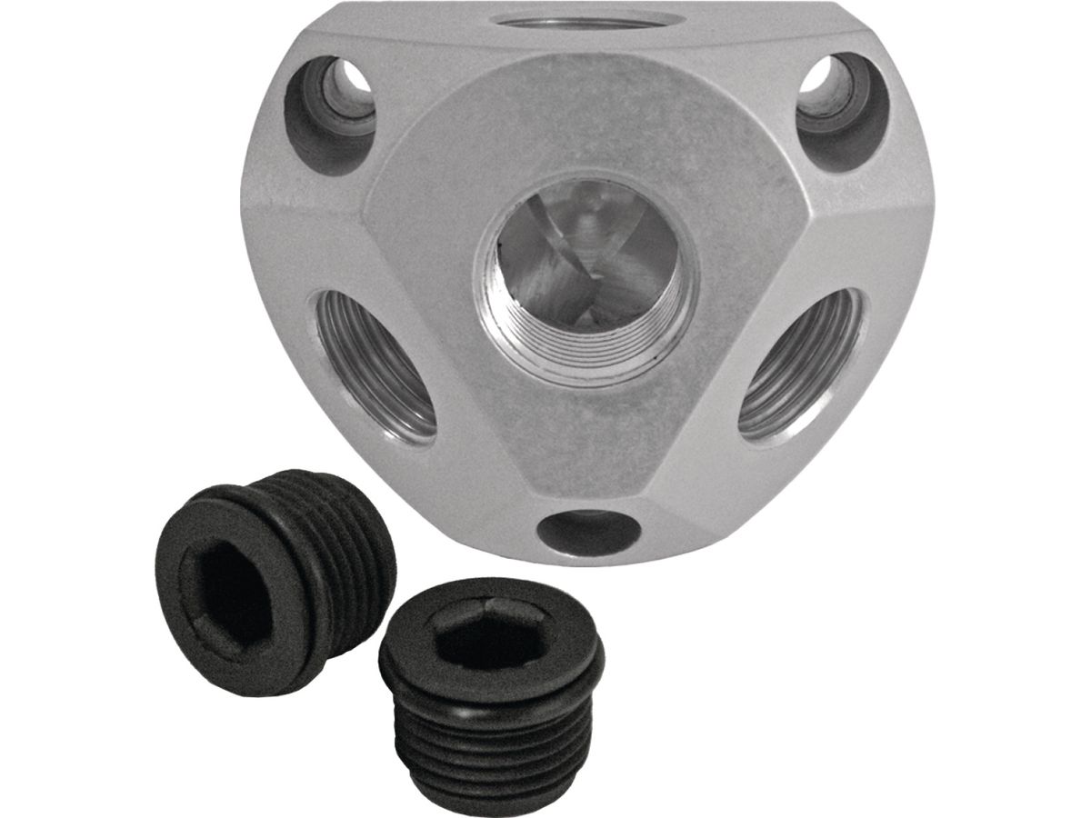 Luftverteilerdose 3/4 Alu