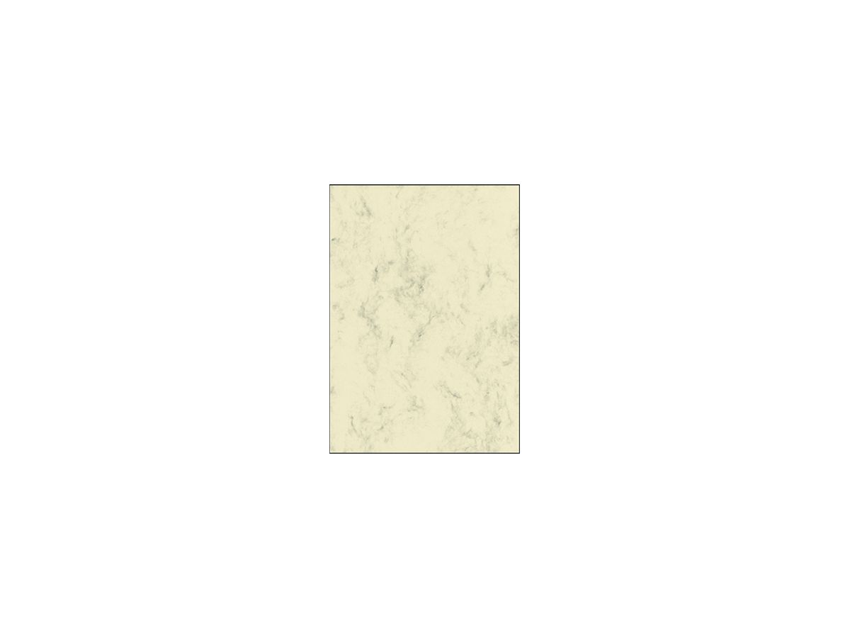 Sigel Marmorpapier DP372 DIN A4 90g beige 100 Bl./Pack.